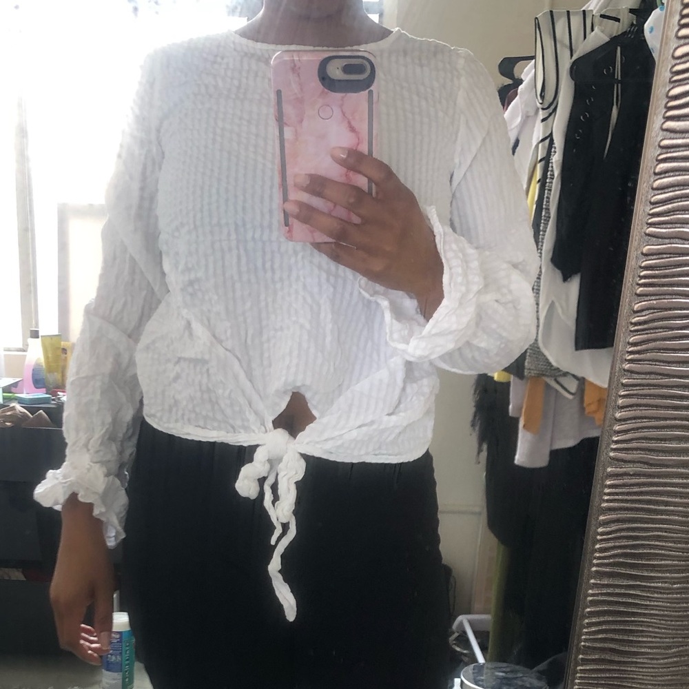 Lightweight White Beachy Top